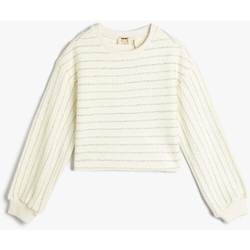 Koton Girls' Ecru Sweatshirt Cene