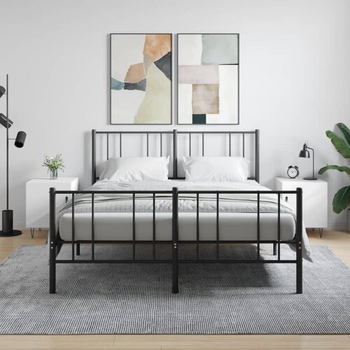 VidaXL Nočna omarica 2 kosa bela 40x40x50 cm inženirski les Slike