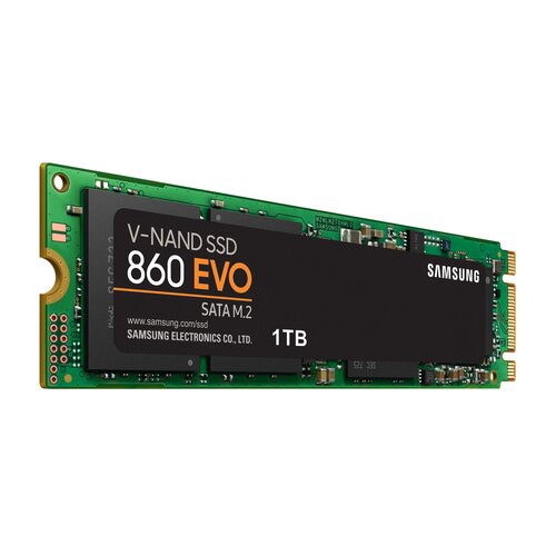 Samsung MZ-N6E1T0BW 1TB 860 EVO 550/520MB/S M.2 ssd hard disk Slike