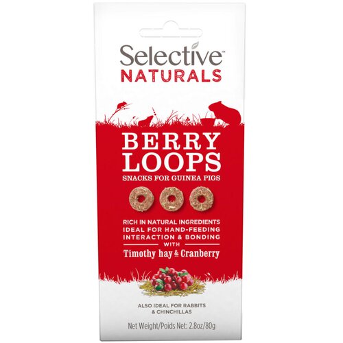 Selective Naturals Berry Loops za zamorce - 80 g Cijene