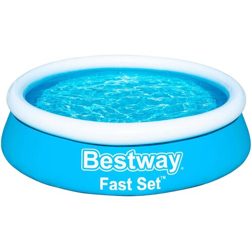 Bestway bazen na napuhavanje Fast Set okrugli 183 x 51 cm plavi Slike