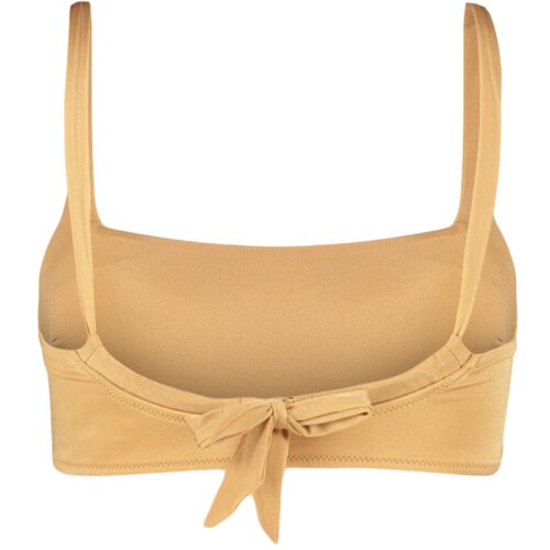 Trendyol Bronze Glossy Bikini Top Cene