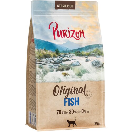 Purizon Sterilised Adult riba - bez žitarica - 2,5 kg Cene
