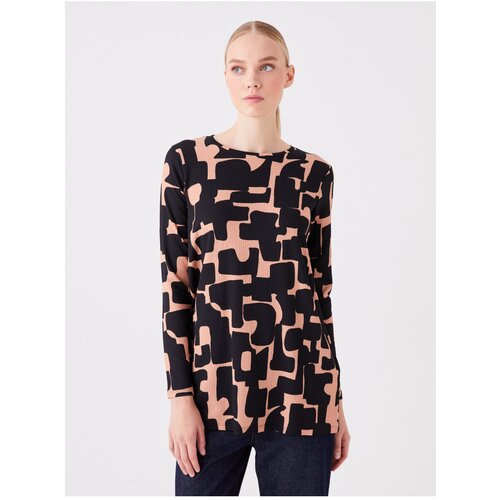LC Waikiki Women&amp;#039;s Crew Neck Patterned Long Sleeve Tunic Slike