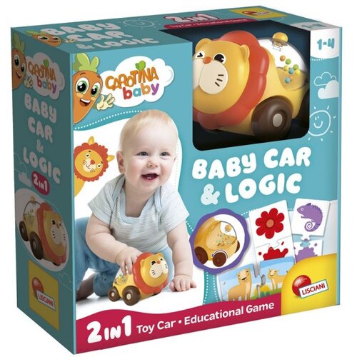 Lisciani Carotina Baby Logička Igra Lion Car, &Scaron;arena Cijene
