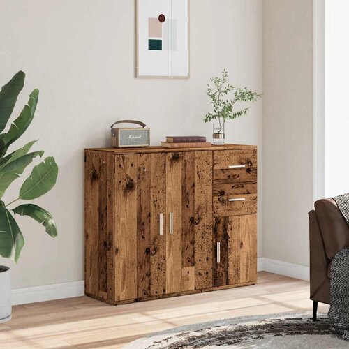  Komoda boja staro drvo 91 x 29,5 x 75 cm od konstruiranog drva Slike