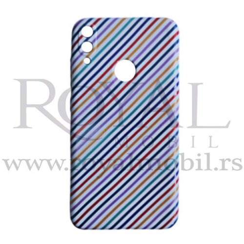  futrola soft print lines No1 za huawei Y7 prime 2019 / Y7 2019 ljubicasta Slike