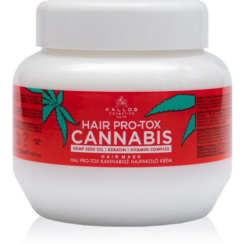 Kallos Hair Pro-Tox Cannabis regeneracijska maska za lase s konopljinim oljem 275 ml Cene