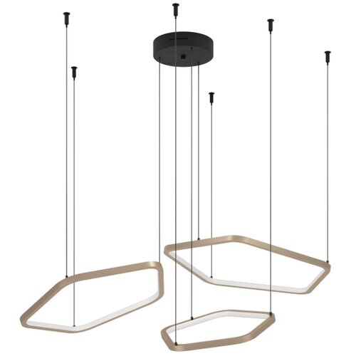 Eglo 390505 - led prigu&amp;scaron;iva luster na sajli estrella LED/50W/230V mesing + daljinski upravljač Slike