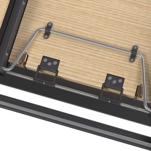 Bessagi Home Raztegljiva Miza Amado, Barve Hrasta, 160-200x90 Slike