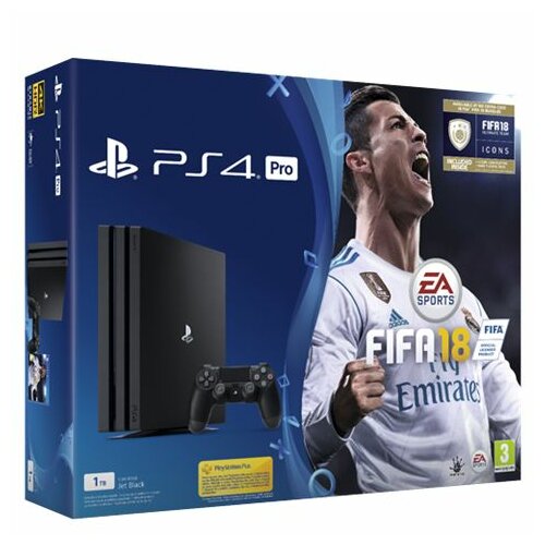 Sony Playstation 4 Pro 1 TB + FIFA 18 Ronaldo edition Slike