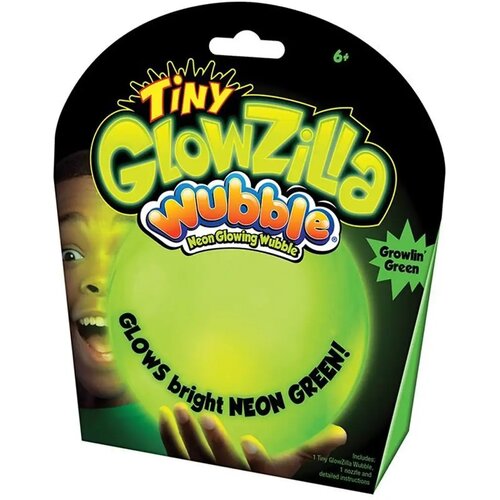 Flair Toys Tiny Glowzilla Wubble svetleča neonska mehurčkasta žoga zelene barve 30 cm Cene