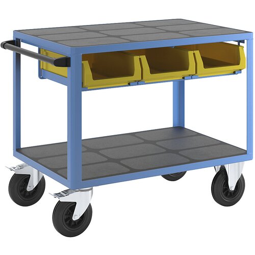 eurokraft pro montažni voziček, nosilnost 500 kg, s 3 pe-zaboji namesto predalov, dxšxv 1130 x 700 x 895 mm Cene