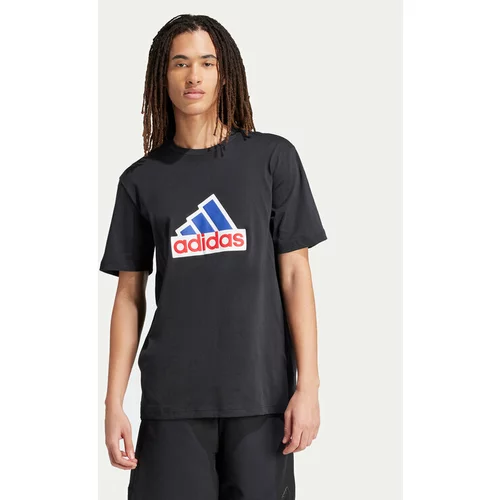 Adidas Majica Future Icons Badge of Sport IS9596 Črna Loose Fit