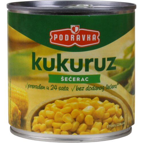 Podravka Kukuruz 340g Cene