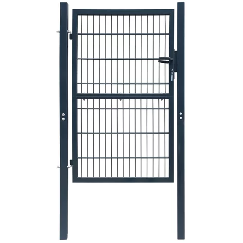  2D vrata za ogradu (jednostruka) antracit siva 106 x 170 cm