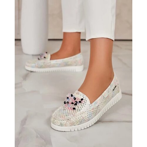 Resti Women's beaded openwork moccasins Namis Cene