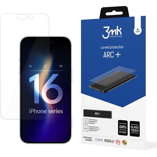 3mk ARC+ KALJENO STEKLO ZA APPLE IPHONE 16 PRO MAX ZA&amp;Scaron;ČITNI OVITEK, (21977184) Slike