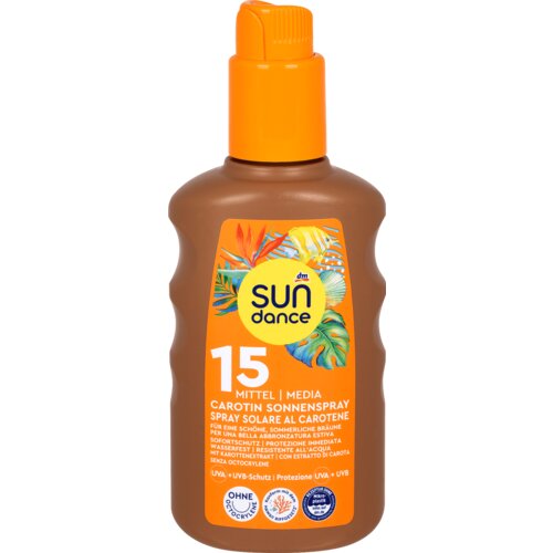 sundance carotin sprej za zaštitu od sunca, spf 15 200 ml Slike