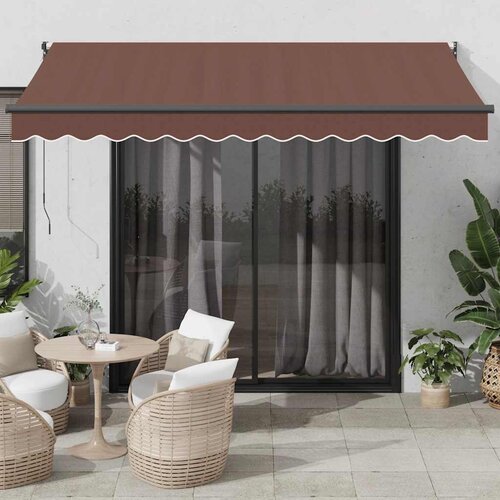 Tenda na automatsko uvlačenje smeđa 350 x 250 cm Cijene