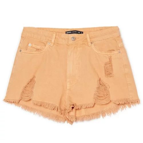 Cropp - Kratke hlače iz džinsa - Oranžna