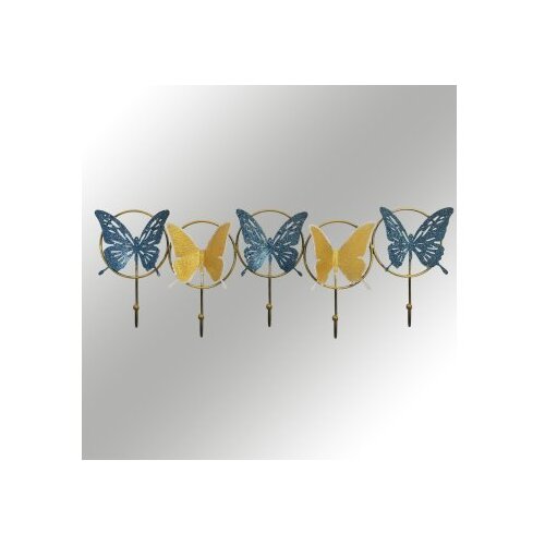 Wallxpert metalna zidna kuka multicolor ruhsar Slike