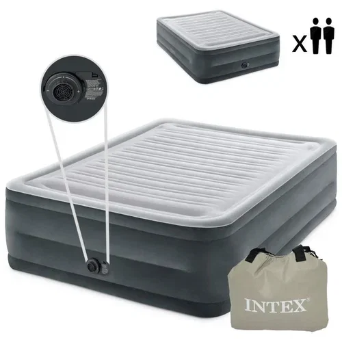 Intex dušek na naduvavanje za 2 osobe sa automatskom pumpom