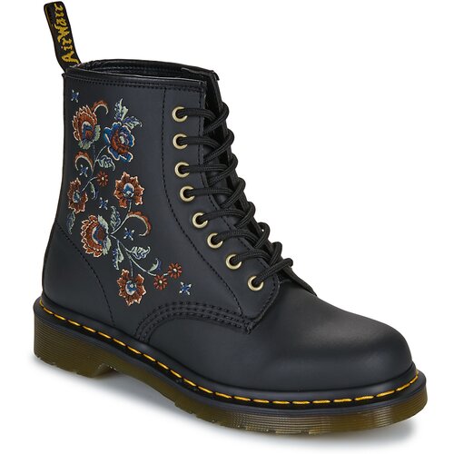 Dr. Martens Pol&amp;scaron;kornji 1460 Vonda TF 8 Eye Boot Black Genix Nappa Črna Slike