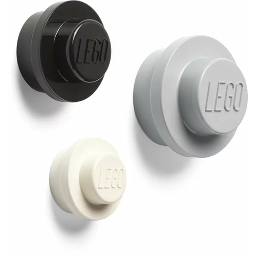 Lego Set od 3 zidne vješalice Black And White