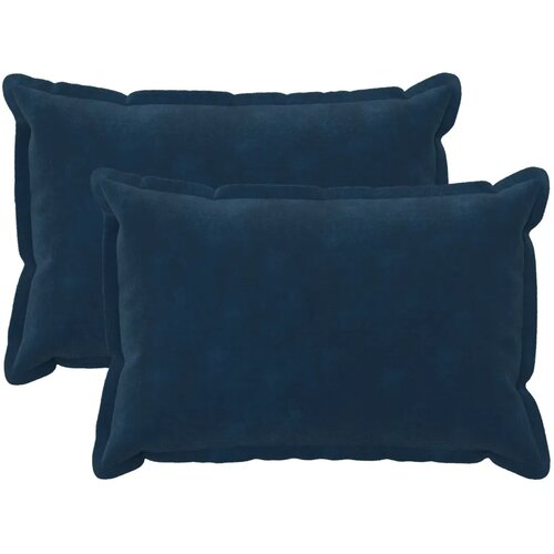  Presvlaka za jastuk 2 kom. HOUTEN Plava 50 x 70 cm - Dizajn s paspulom Plava 2 Cene