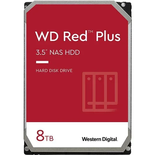 Western Digital 3.5 vgradni trdi disk RED PLUS 8TB WD80EFZZ