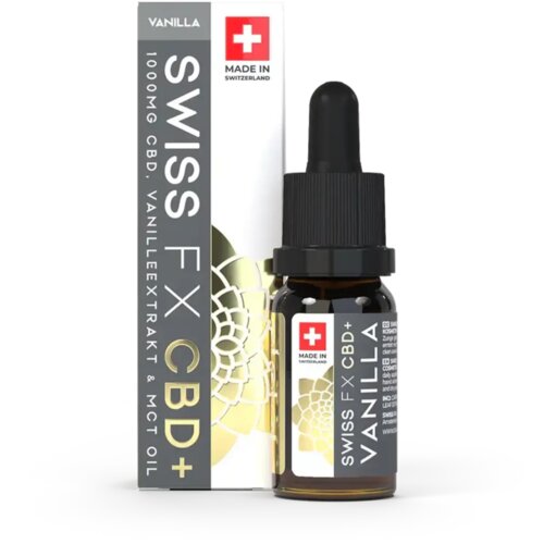 Swiss FX CBD olje VANILLA - 10 ml Slike