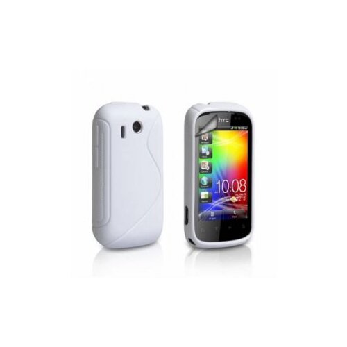  S silikonski ovitek htc desire c bel Slike
