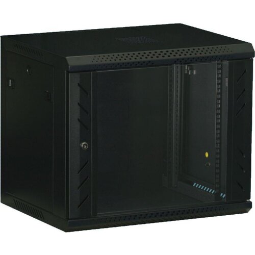 LAN-TEC WS.6618.B - zid, rasklopljen, 18U, 600 x 600, staklo Slike