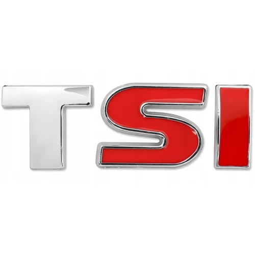 Volkswagen Samolepilni emblem TSI značka 5x1,7 cm, (21215303)