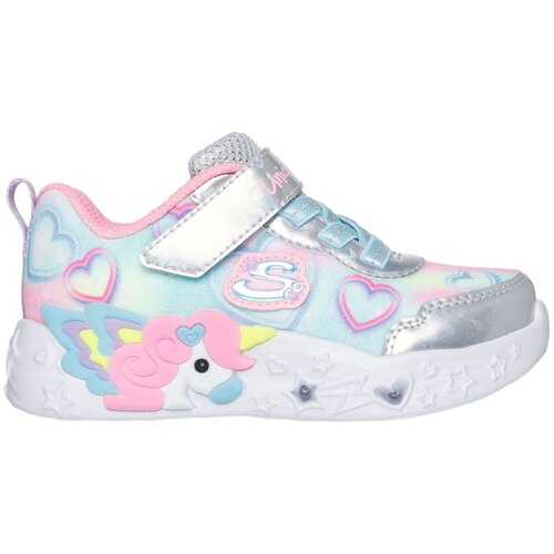 Skechers &scaron;portni copat 303064N SMLT UNICORN CHARMER - LIL HEART SPARKLE D silver 24 Cene