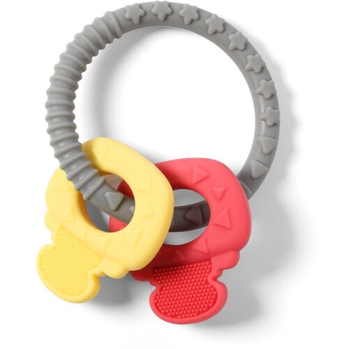 BabyOno Be Active Ortho grizalo 0m+ Rings 1 kos Slike
