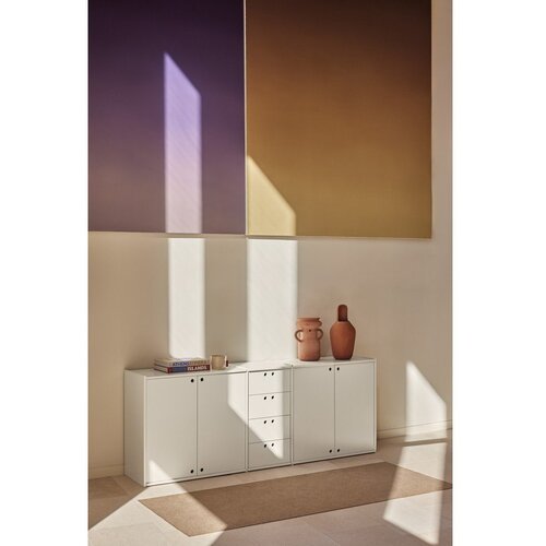 Teulat Kremno bela komoda 197x80x40 cm Wally &amp;ndash; Slike