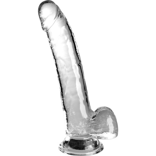Pipedream King Cock Clear Cock with Balls 9&amp;quot; Transparent Slike