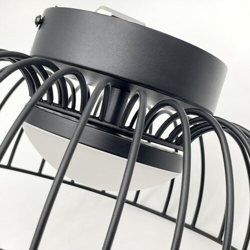  LED plafonsko svetlo BETSY LED/12W/230V, prečnik 25 cm, crno Slike