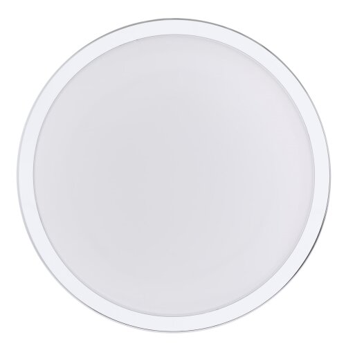 Eglo palermo 2 plafonjera/1, led, 18w, 2000lm, prečnik 280,hrom/bela Slike