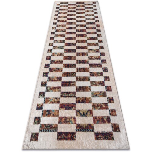 RugsX Preproge ANDRE 43780 pralna preproga Geometrija - bež 80x200 cm Bež Cene