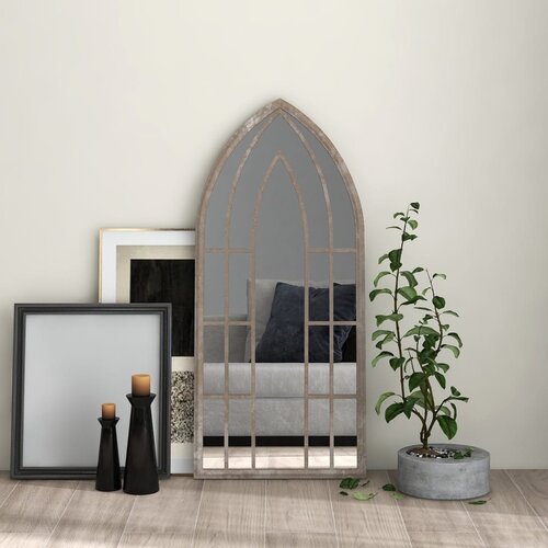 VidaXL ogledalo pe&amp;scaron;čeno 100x45 cm železno za notranjo uporabo Slike