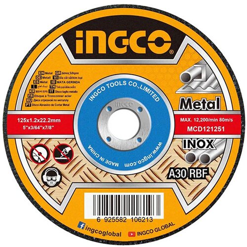  Rezna ploča za metal 125x1.2 - MCD121251 INGCO 25/1 Slike