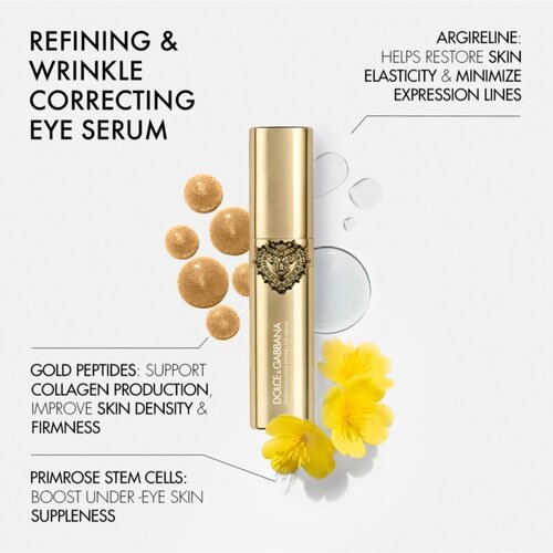 Dolce &amp;amp; Gabbana Ever-Youth Gold Peptides Eye Serum pomlajevalni serum za predel okoli oči 10 ml Slike