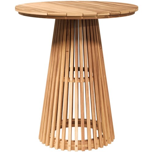 VidaXL vrtni stol za objedovanje &amp;Oslash;70x75 cm od tikovine Slike