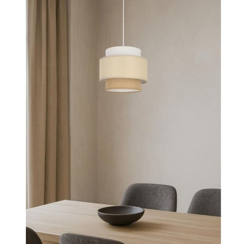  Brilagi - Visilica na sajli RESNA 1xE27/60W/230V prečnik 20 cm krem/bež Slike