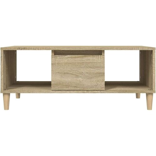  Stolić za kavu boja hrasta 90x50x36 5 cm konstruirano drvo Slike