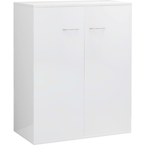 Maison Chic Komoda - Predalnik visok sijaj bela 60x30x75 cm iverna plošča, (21721409) Cene