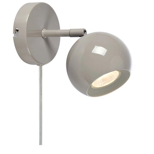Marksl&amp;ouml;jd Sivo-bež zidna lampa s utikačem Pop &amp;ndash; Slike